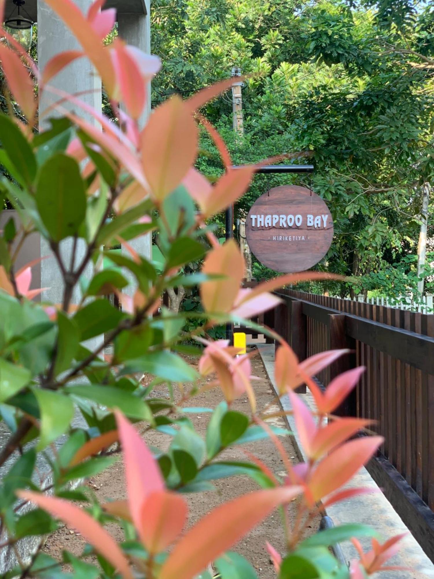 Thaproo Bay Hiriketiya Acomodação com café da manhã Dikwella Exterior foto